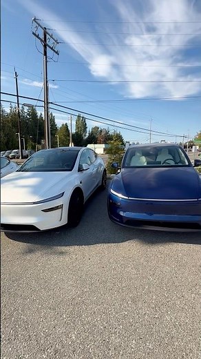 2026 Tesla Model Y Juniper Color Comparison | Pearl White MultiCoat Vs Deep Blue Metallic