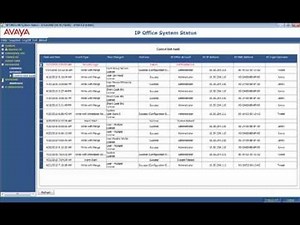 Avaya IP Office - System Status Overview