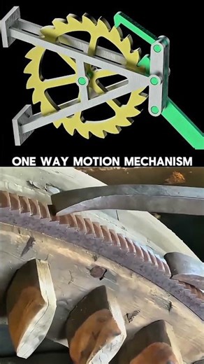 Ratchet Mechanism | One Way Motion Mechanism #shorts #solidworks #3ddesign