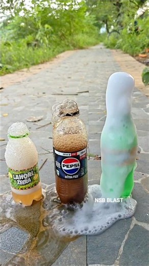 ⚡Coke + Baking Soda = BOOM!😱 👉 Believe it or not.... watch till end! #sciencefun
