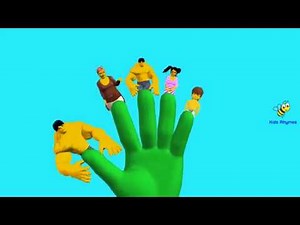 Children Nursery Rhymes | Yellow Hulk Vs Yellow Ironman | Finger Family