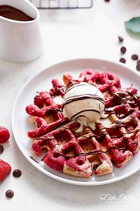 Red Velvet Waffles
