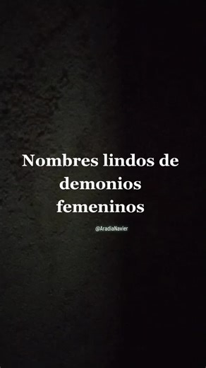 Female Demon Names: Pt 2