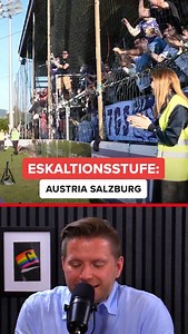 Gebt euch diese Emotionen 😳🔥 Austria Salzburg hat am Wochenende das RLW-Topspiel gegen Imst mit 3:2 gewonnen und damit einen großen Schritt Richtung #LigaZwa gemacht! Den ganzen Fancheck-Check gibt’s auf YouTube zu sehen ▶️ #laola1 #l1 #wirlebensport #admiralligazwa #unterhaustria #austriasalzburg #regionalligawest #chore | LAOLA1
