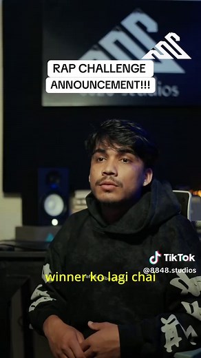 8848 Studios (@8848.studios) - Rap challenge announcement!! Beat is pinned in our profile! Go crazy everyone!!! #fyppppppppppppppppppppppp #trending #studio #rapchallenge #8848studios #rap #nepalisong