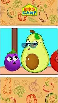 Ten Vegetables Counting Song #shorts #kidssong #vegetables