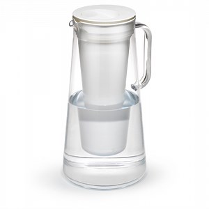 LifeStraw Home 10-Cup BPA-Free Plastic Filter Pitcher; White