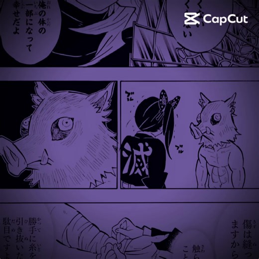 伊之助とカナヲの激しい戦い