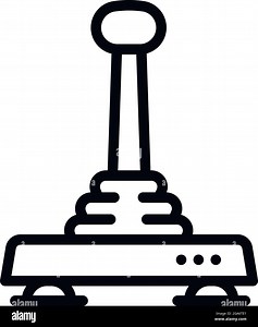 Controller joystick icon. Outline controller joystick vector icon for web design isolated on white background Stock Vector Image & Art - Alamy