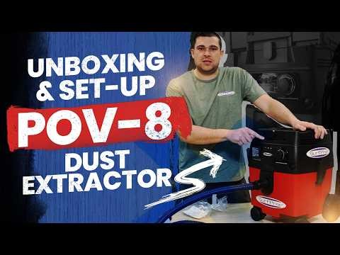 PIV-12 Dust Extractor Unboxing & Setup | SurfPrep