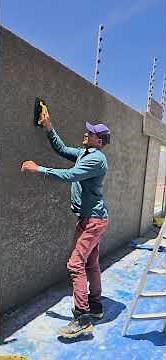 Creating a textured finish with AC3 mortar #textures #textured #painting #and