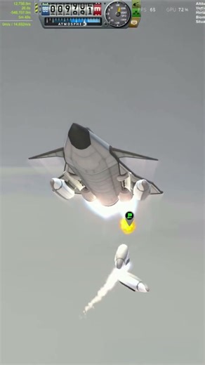 Space plane #spaceflightsimulator #space #kerbalspaceprogram #ksp #plane