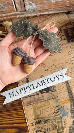 Make this cute acorn pedant with me #diy #diycrafts