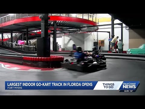 FastTrax opens Florida's largest indoor go-kart track in Fort Myers