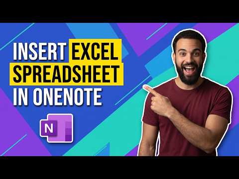 How To Insert And Use Excel Spreadsheet In OneNote (Step By Step Guide)