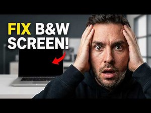 How to Fix Black and White Screen on Laptop or PC (Step-by-Step Guide)