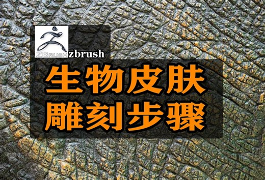 zbrush生物皮肤制作步骤