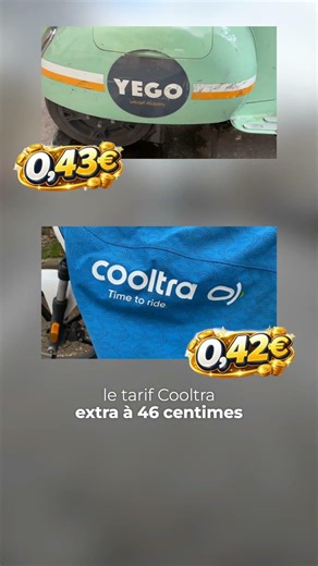 TARIFS DES SCOOTERS YEGO 🟢 VS COOLTRA 🔵 🛵- #Scooter #Paris #Yego #Cooltra #Viral