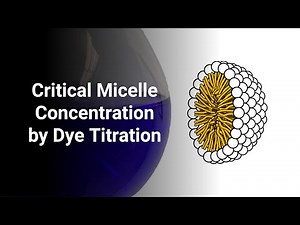 Determination of Critical Micelle Concentration (CMC) by Dye Titration [Surface and Colloid Science]