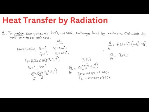 Heat Transfer-Tutorial (Combined Conduction, radiation and Convection)