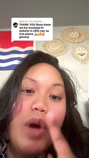 Replying to @• R Kamolol Irooj elaptata kon jeraman kain jej loi jen iien nan iien ! #freephone #TAGmobile