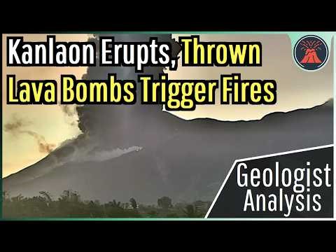 Kanlaon Volcano Update; Strong Eruption Triggers Wildfires