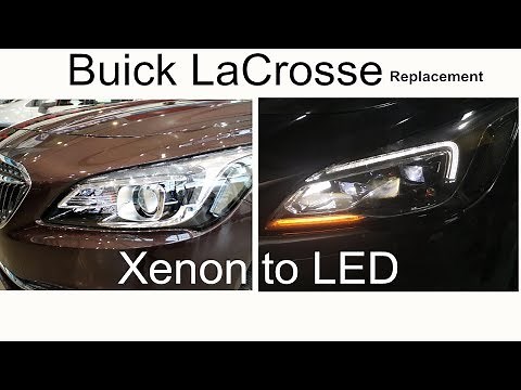 How to replace your Buick LaCrosse headlight from Xenon to LED