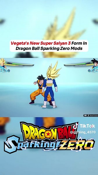 Vegeta's New Super Saiyan 3 Form in Dragon Ball Sparking Zero