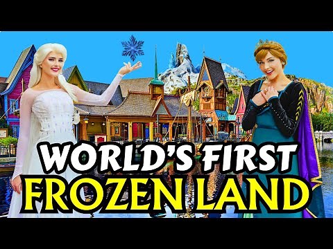 FIRST LOOK at World of Frozen at Hong Kong Disneyland! | The WORLD'S FIRST Frozen Land!