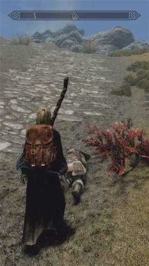 Skyrim Downhill Race Nord vs Orc! Part 2 🏁