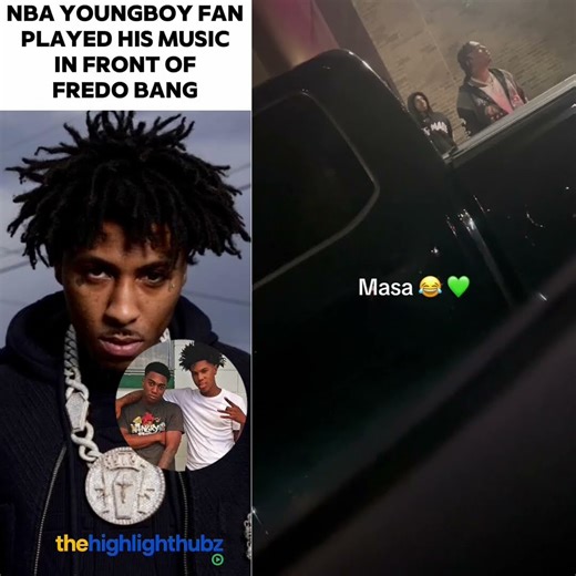 Fan decided to troll Fredo by blasting NBA YoungBoy music right in front of him.