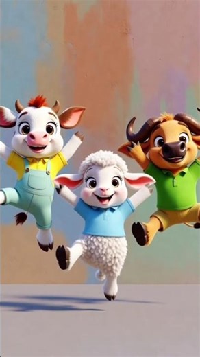 Coco Coco Laye Laye || Cute Animated Dance #viralvideo #animaldance #cartoon #shorts #cute