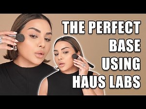 Creating perfect skin with Haus Labs Foundation (2024) | Nina Ubhi
