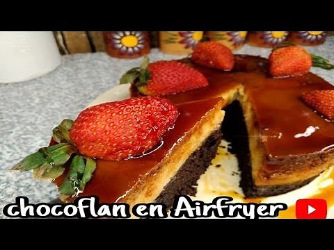 Chocoflan en Freidora de aire- Gourmia #Airfryer #Chocoflan