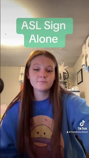 Learn How To Sign "Alone" in ASL for Beginners | American Sign Language #shorts