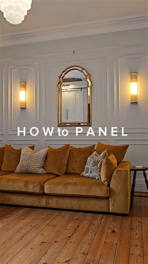 How to panel a wall with no power tools, easy DIY beginner project to add character to your home 😍🏡