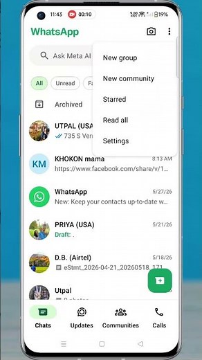 How to Log Out from WhatsApp on Android Device #shorts