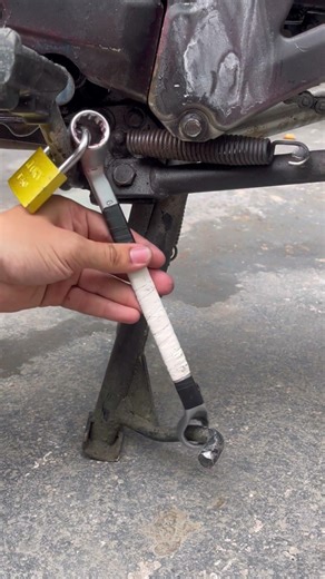 Some ways to protect your bike from theft #BikeLife #SecurityTips #CreativeFixes