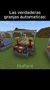 20K views · 304 reactions | Las verdaderas granjas automáticas掠 #minecraft #minecraftpe #minecraftmemes | AlexPlay16-YT | Facebook