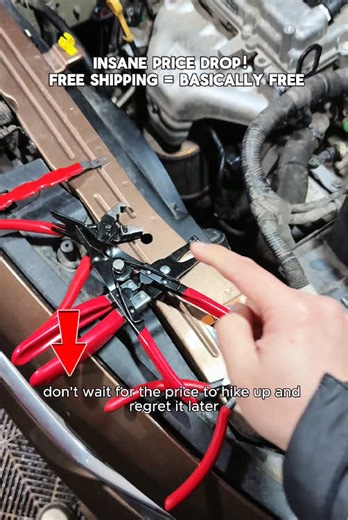 Thought this price was a typo! 😱 Free shipping too? Basically giving it away! 5 game-changing tools every DIYer needs in their box! 🤯 The tool kit your mechanic doesn't want you to know about! 🤫 Stop breaking clips and scratching your paint! Do this instead. 🛠️ POV: You finally found the cheat code for car repairs. 🏎️💨 Automotive Electrical Disconnect Pliers Kit,Auto Repair Plier,High-Carbon Steel Connector Separator 60 ° Pliers,Hose Clamp Plier,Car Trim Clip Removal Pliers,Plug Release To