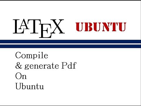 How to compile first tex file on Ubuntu Operating System