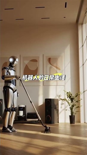 Smart Home Robot Doing Chores Efficiently 🤖🏠