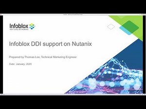 Demo Video: Deploying Infoblox DDI (vNIOS) on Nutanix