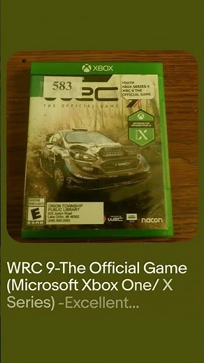 WRC 9-The Official Game (Microsoft Xbox One/ X Series) -Excellent Condition
