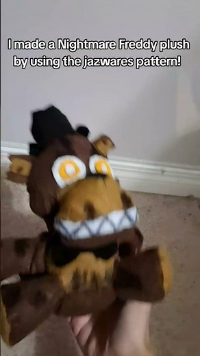JAZWARES NIGHTMARE FREDDY PLUSH#fnaf#fnafplush #fnafjazwares#nightmarefreddy#fivenightsatfreddys