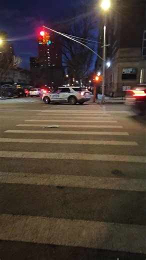 Unassigned NYPD Ford Police Interceptor Utility Passing By On Washington Ave In Clearmont, Bronx