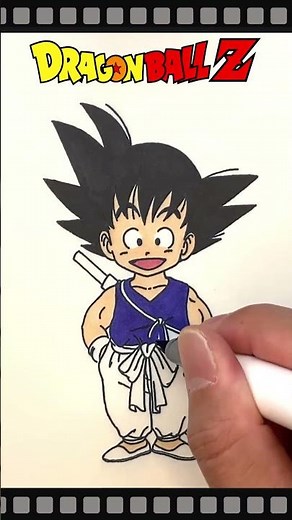 Coloring Goku（孫悟空） [DRAGON BALL] #drawing #art #イラスト
