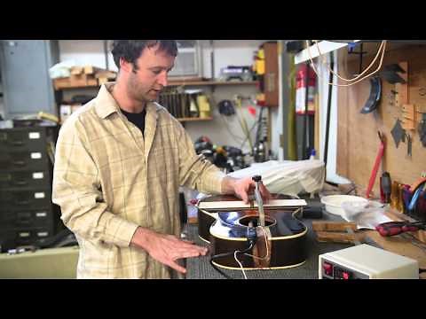 Guitar Repair Gibson LG-2 restoration- Part 3: Flattening the top