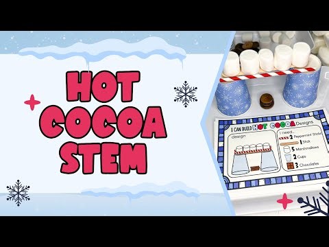 Hot Cocoa-themed STEM Task Cards