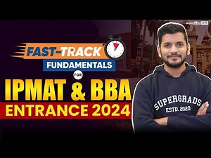 IPMAT & BBA Entrance Exams | Quantitative Aptitude(Percentage) Preparation | IPMAT 2024 Fundamentals